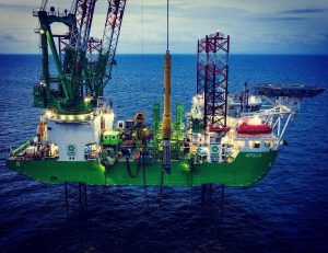 Moray East Pin Piles Pass Halfway Mark