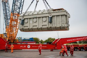 First Transformer Arrives to Triton Knoll Onshore Substation