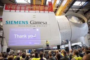 Siemens Gamesa Rolls Out First 10MW Nacelle