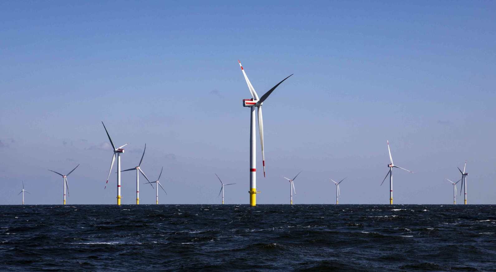 The Rentel offshore wind farm in Belgium