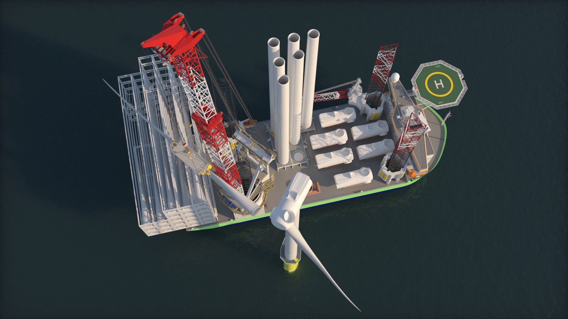 OHT Orders Two Wind Turbine Installation Vessels at CMHI