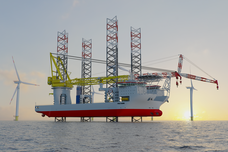 Mega Jack-Up to Officially Debut on World's Largest Offshore Wind Farm