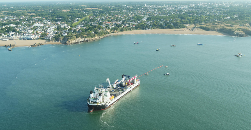 Saint-Nazaire Export Cable Installation Kicks Off