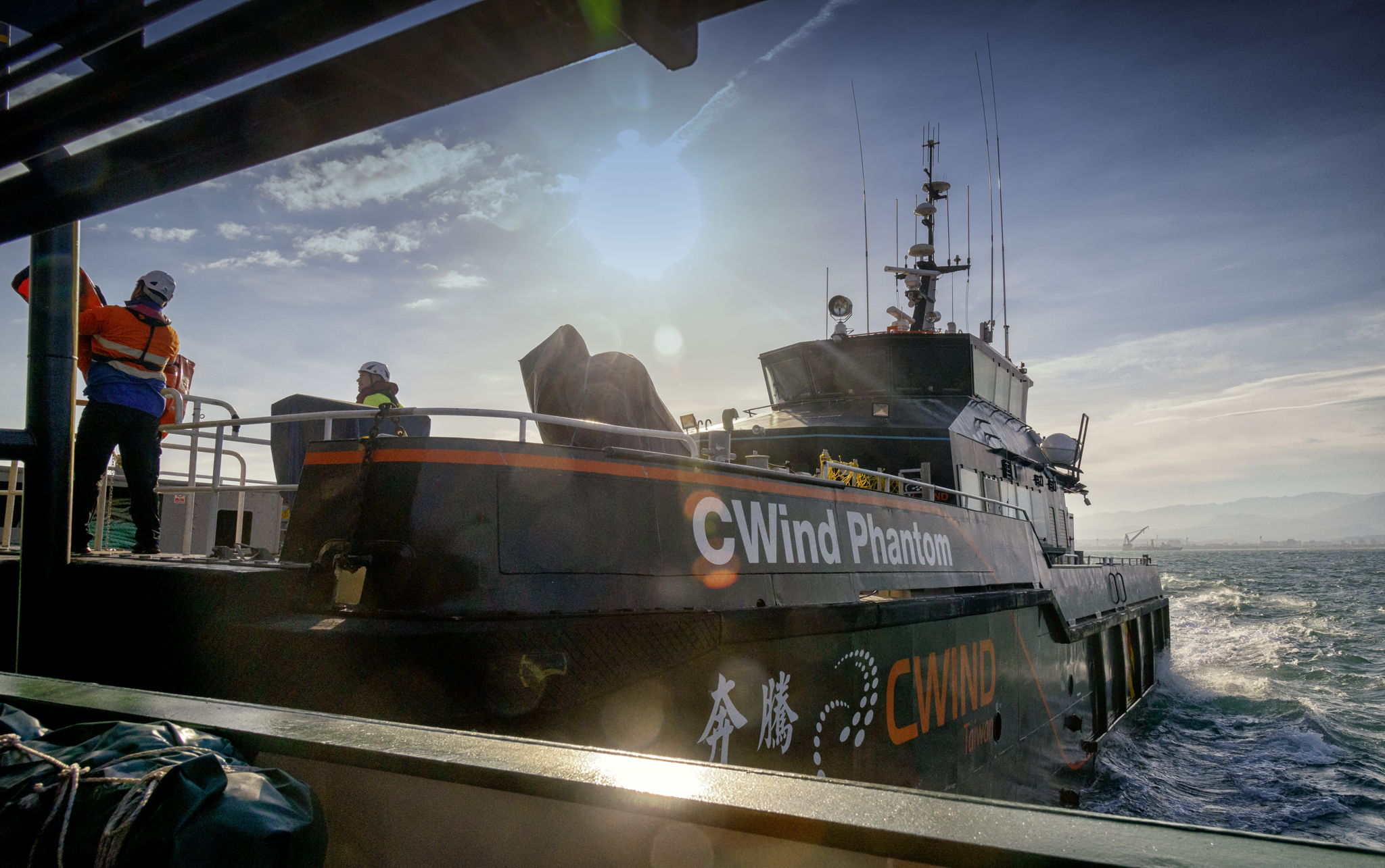 CWind Phantom at sea with crew on board