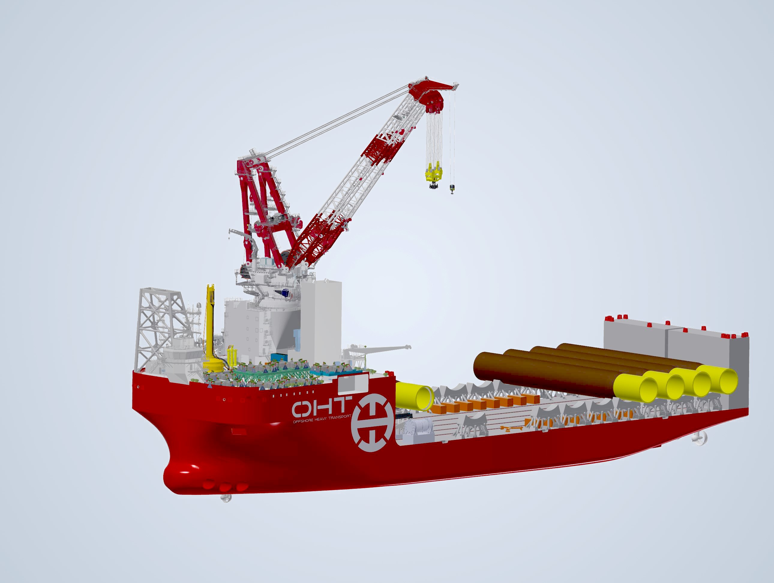 An image of the OHT Alfa Lift installation vessel
