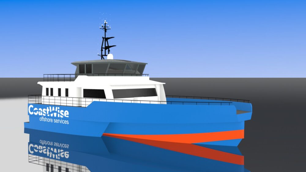 An image rendering the Monomaran vessel on the water