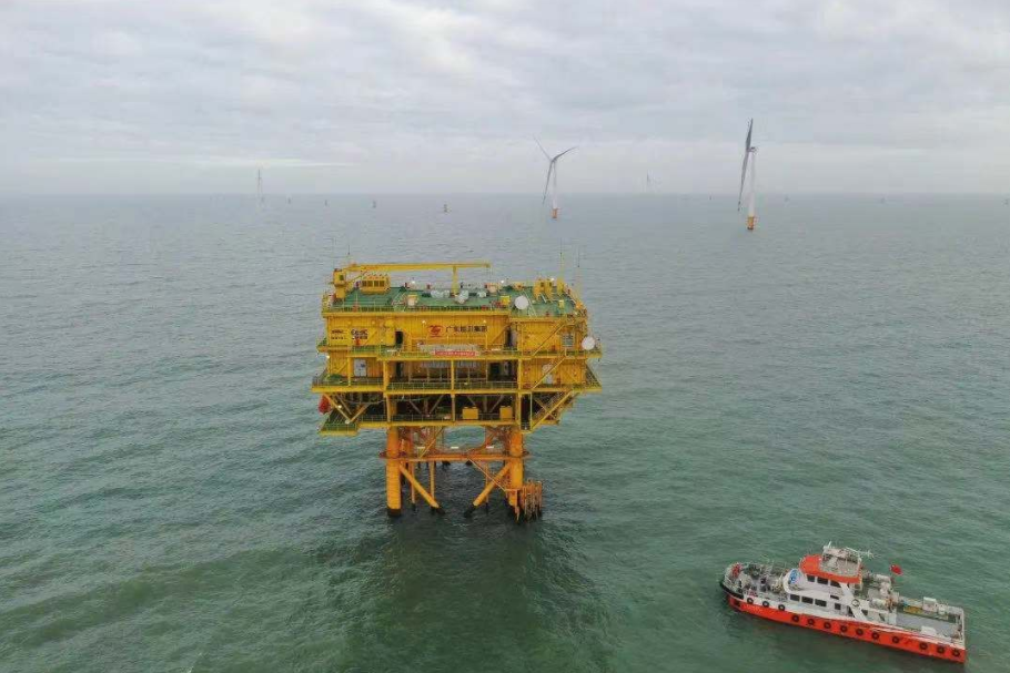 Chinese Offshore Wind farm Starts Delivering