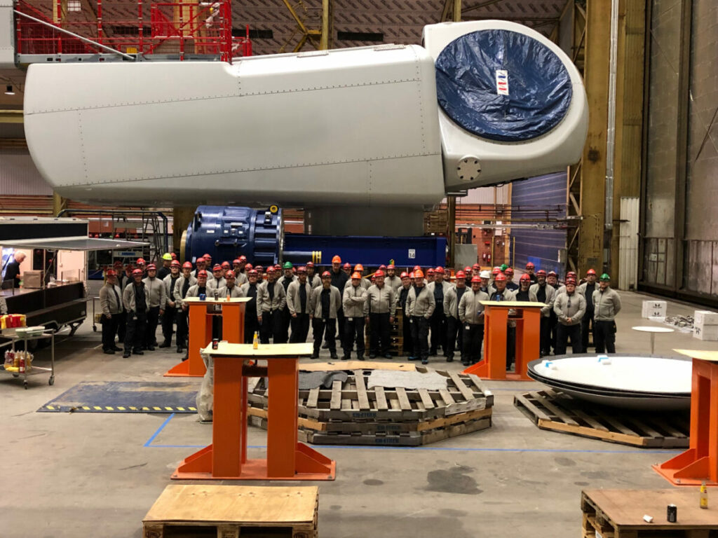 MHI Vestas Rolls Out 500th V164 Nacelle