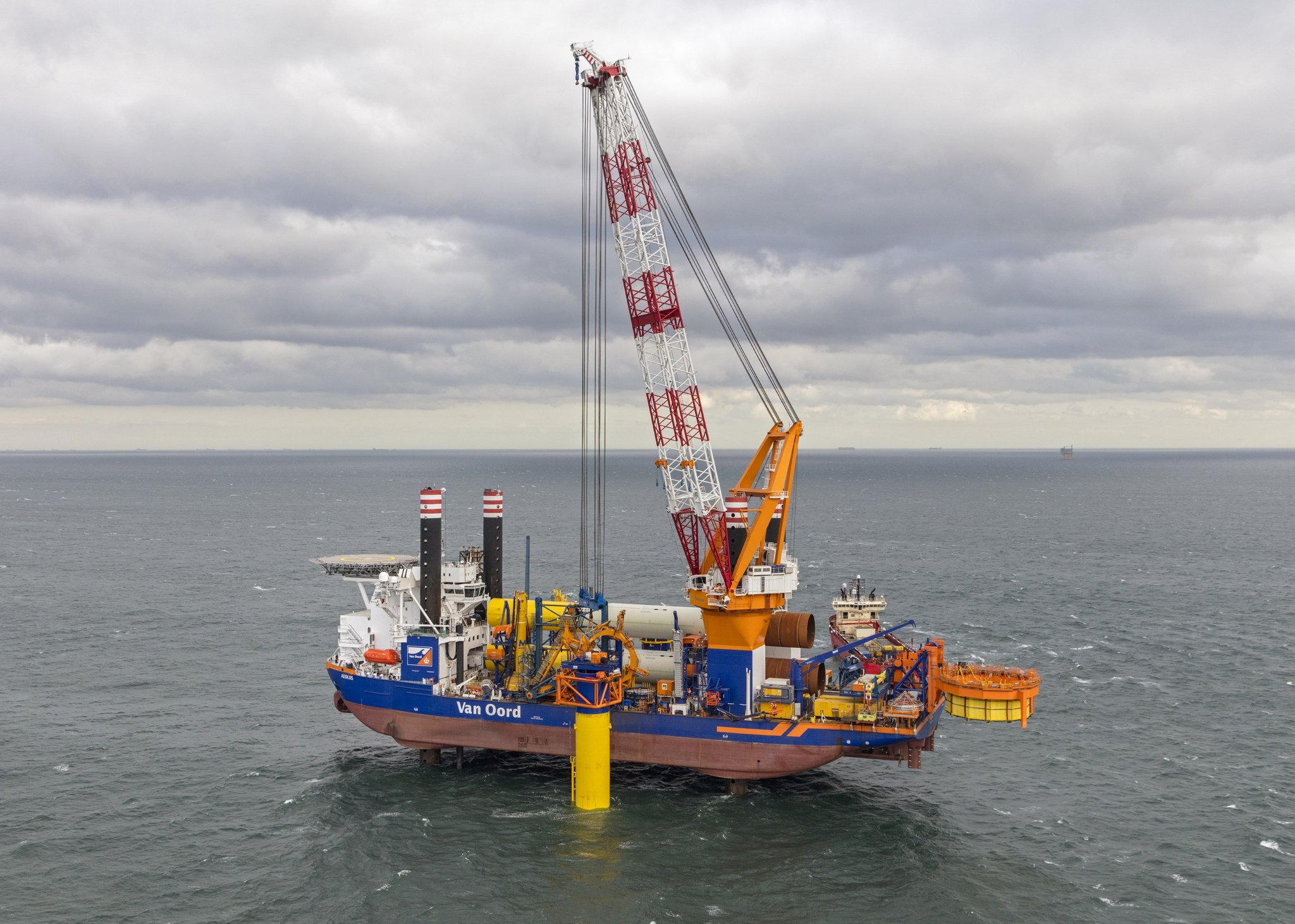 Van Oord's offshore installation vessel Aeolus