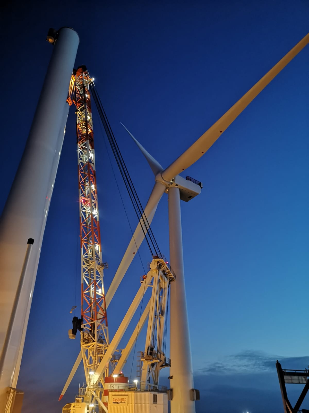 First Turbine Stands at Moray East Offshore Wind Farm