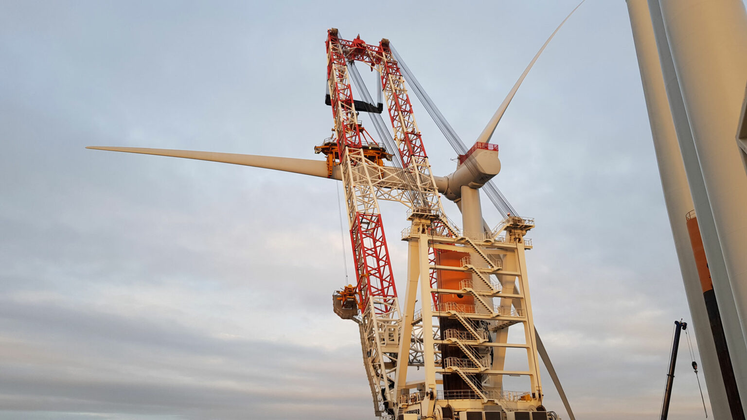 First Turbine In At Denmark's Largest Offshore Wind Farm | Offshore Wind