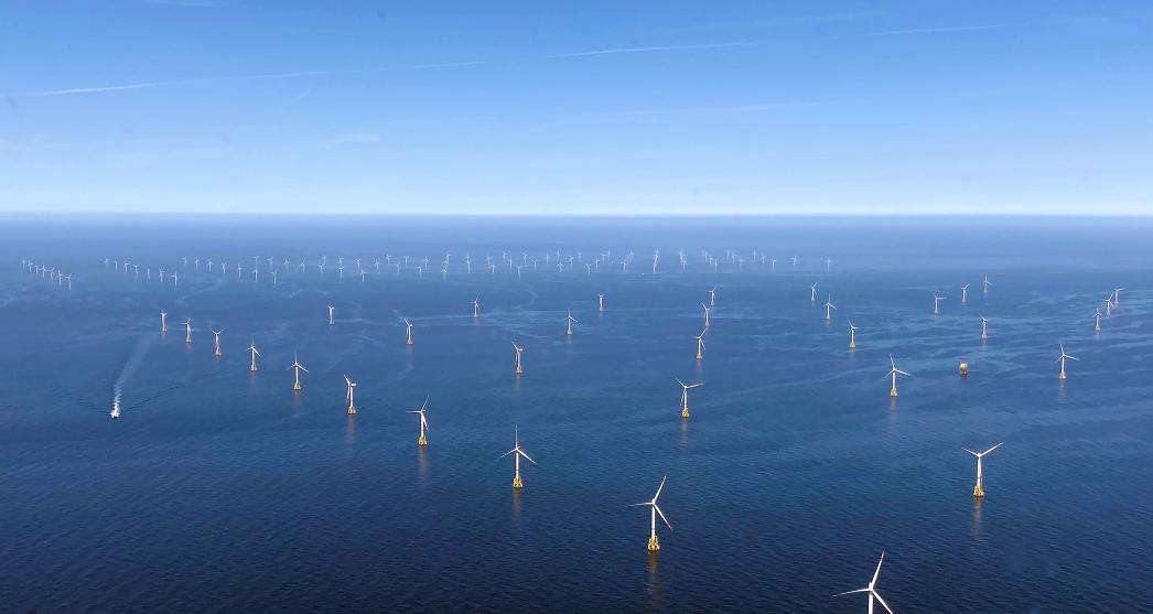 RWE's offshore wind farm in the German Bight