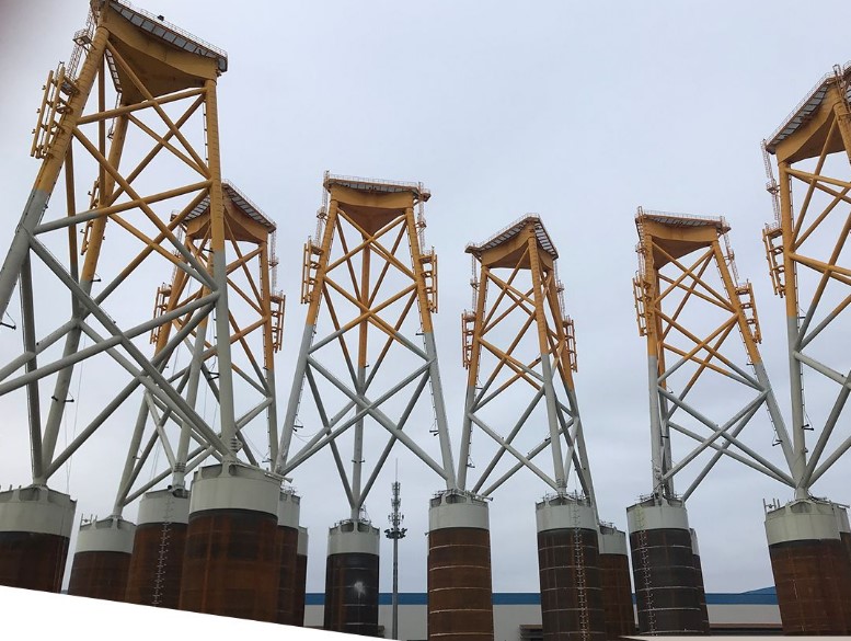 First Suction Pile Jacket Installed at Changle Waihai OWF