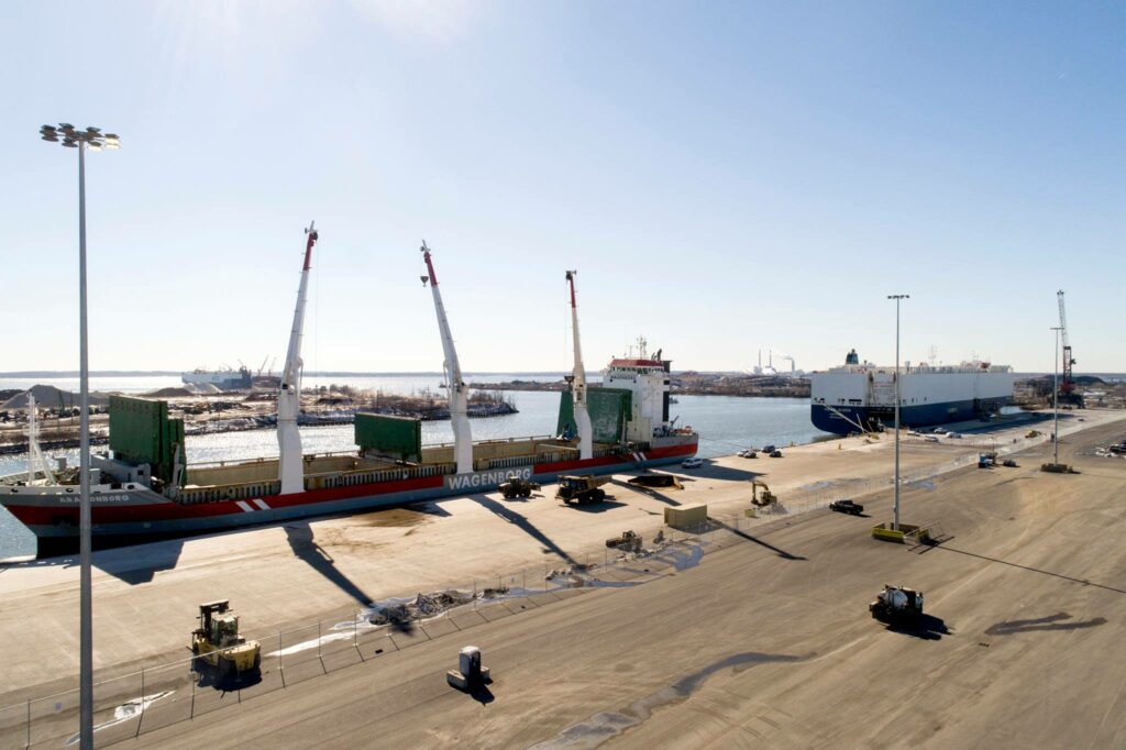 Maryland’s First Offshore Wind Staging Center Starts Taking Shape