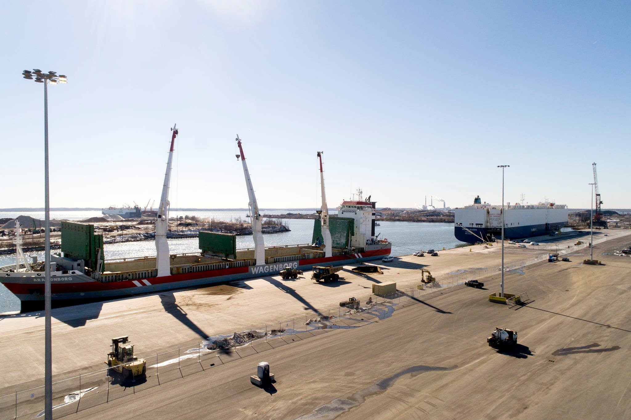 Maryland’s First Offshore Wind Staging Center Starts Taking Shape
