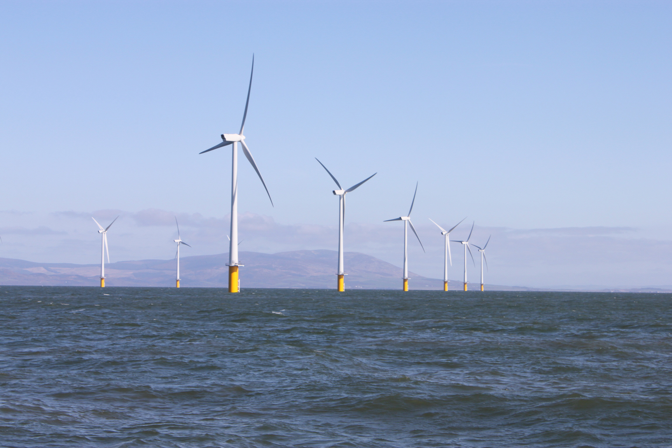 Robin Rigg offshore wind farm in the UK