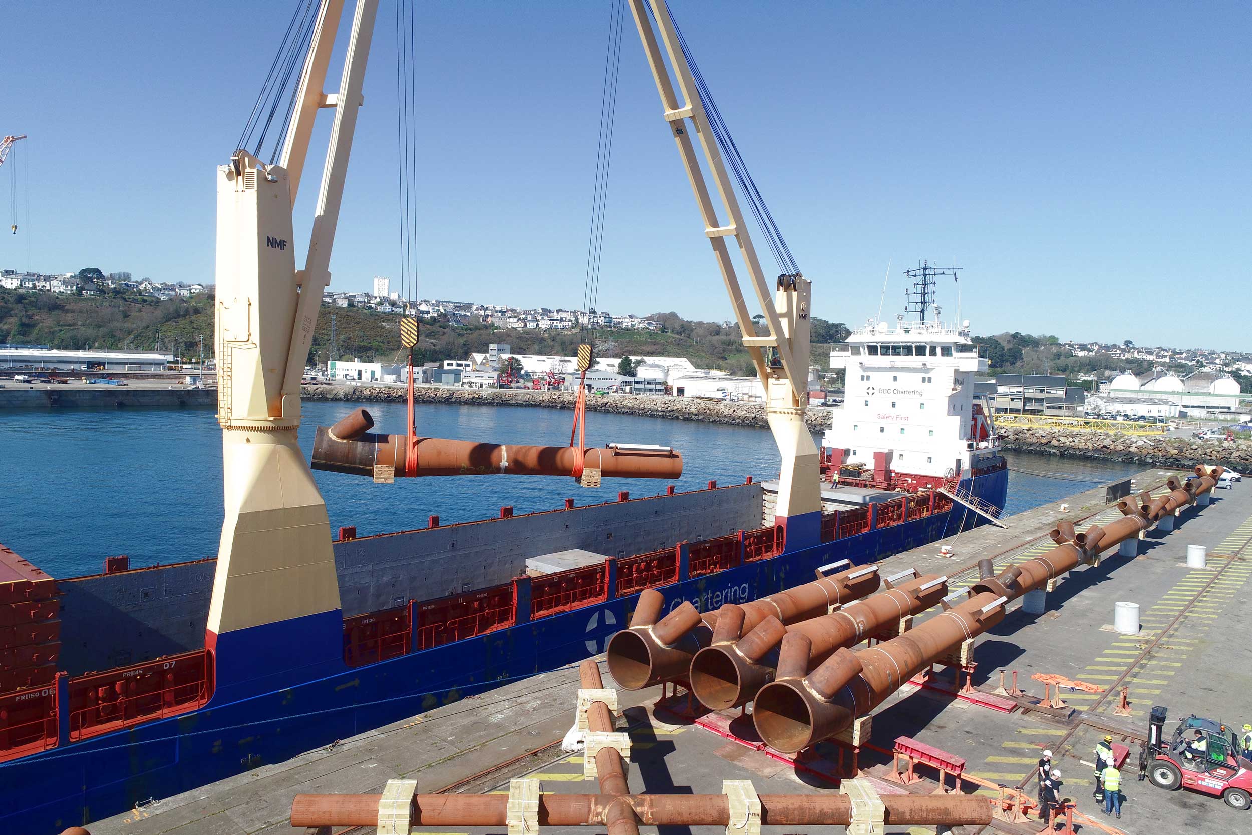 First French Saint-Brieuc Foundation Parts Arrive in Spain