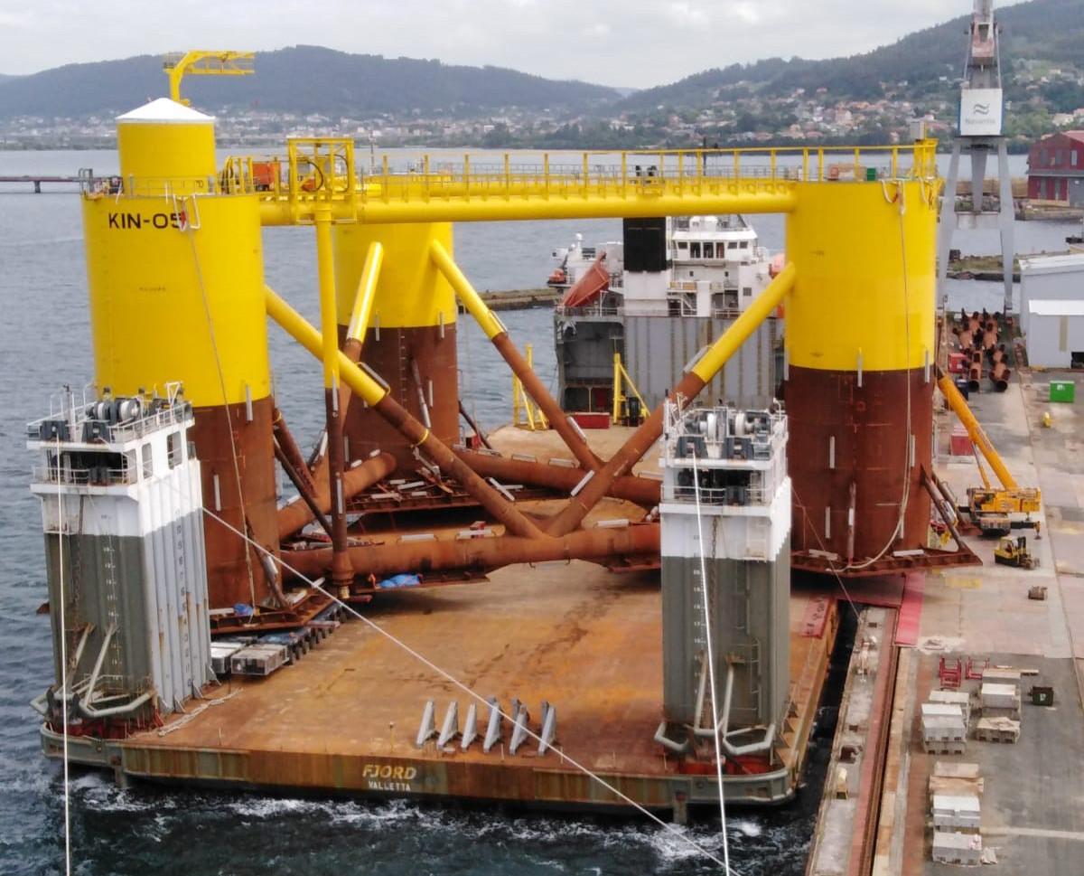 Final Kincardine Floating Wind Platform Leaves Spain