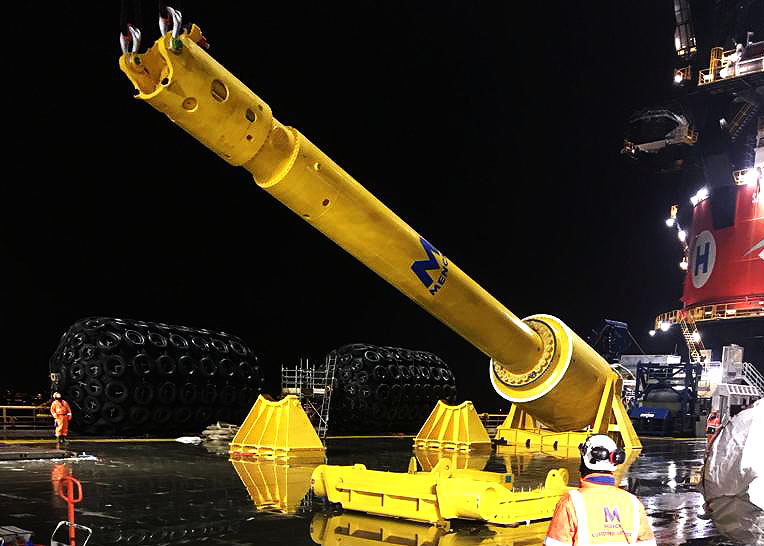 Aegir Wields World's Largest Hammers Offshore Taiwan