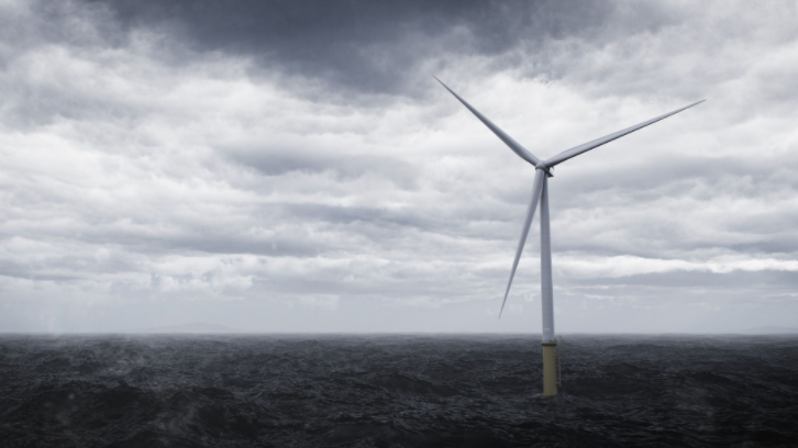 A photo of a Vestas offshore wind turbine