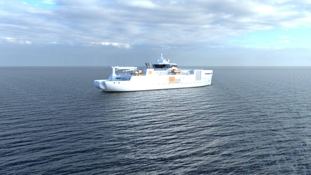 Orange Marine's Cable Laying Ship