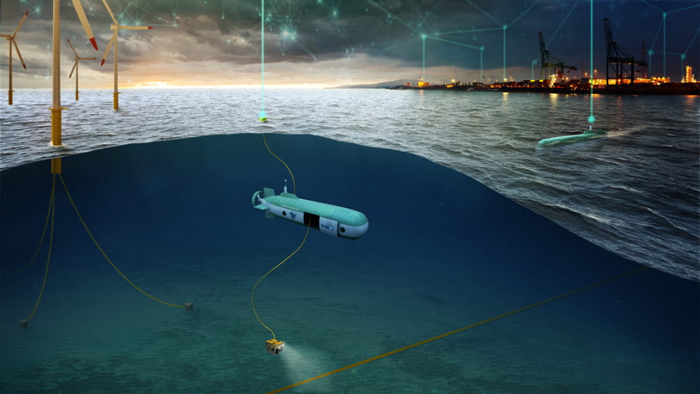 An image of the subsea robotic technology for offshore wind