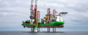 40 Foundations In at Saint-Nazaire Offshore Wind Farm