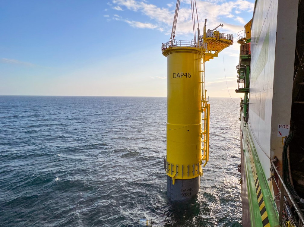 First foundation installed at Dogger Bank Wind Farm