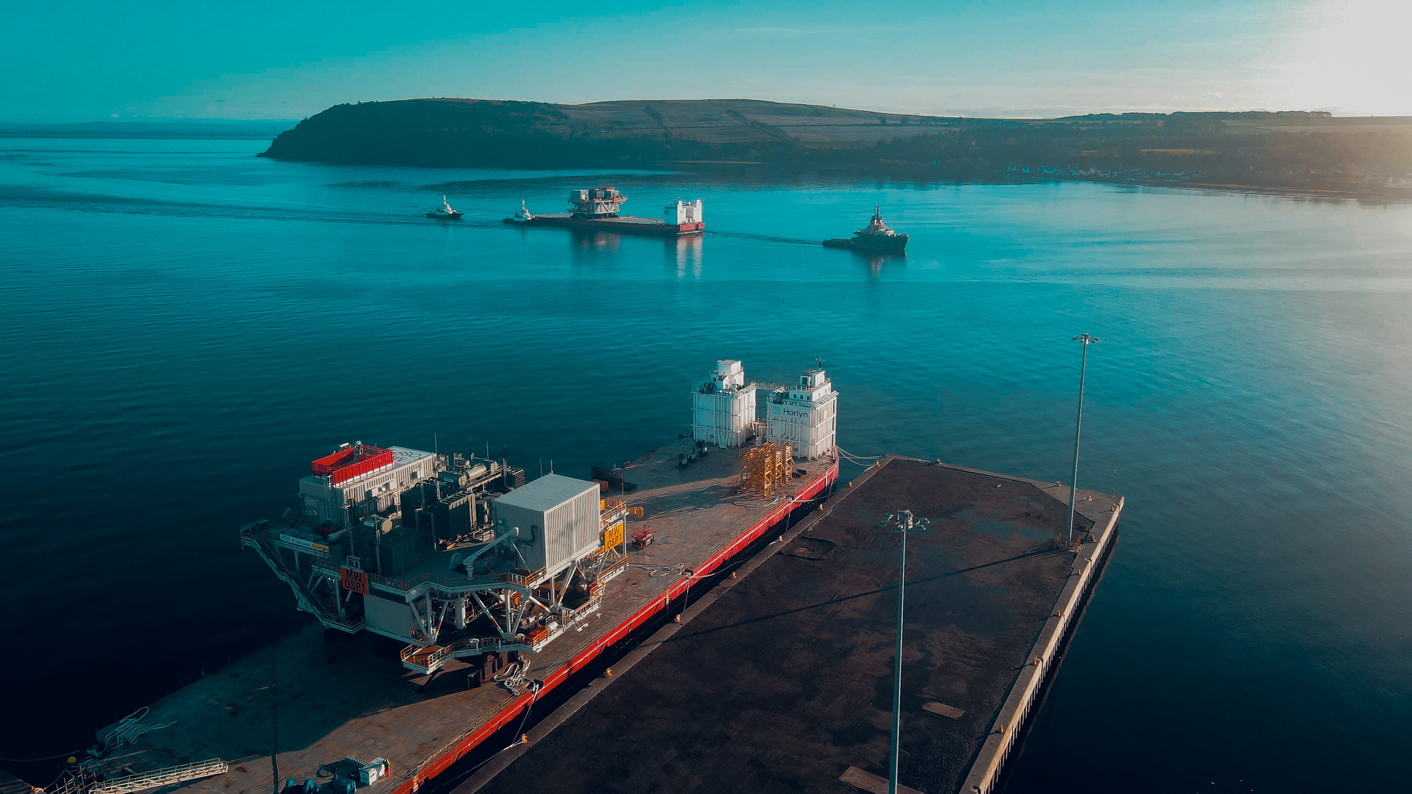 First Moray West Transition Pieces Arrive at Port of Nigg