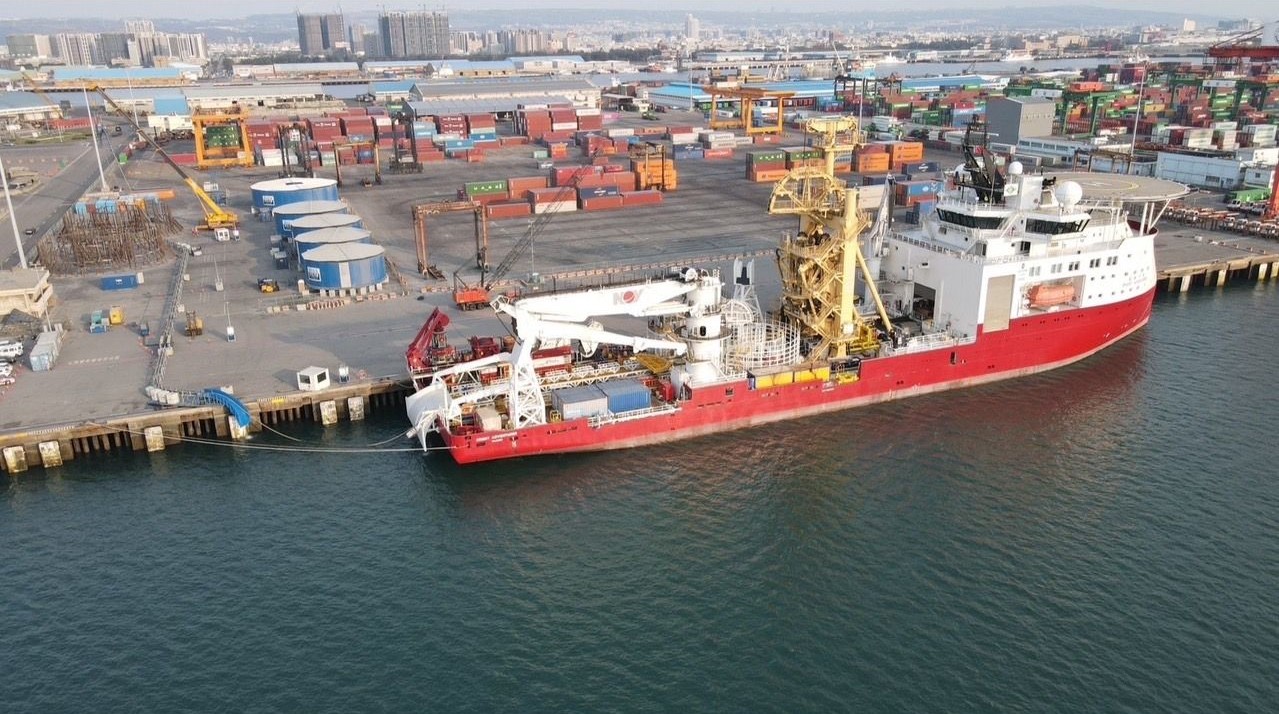 Newly Transformed Cable-Layer Arrives in Taichung Port Forward of Work at Yunlin Offshore Wind Farm Website