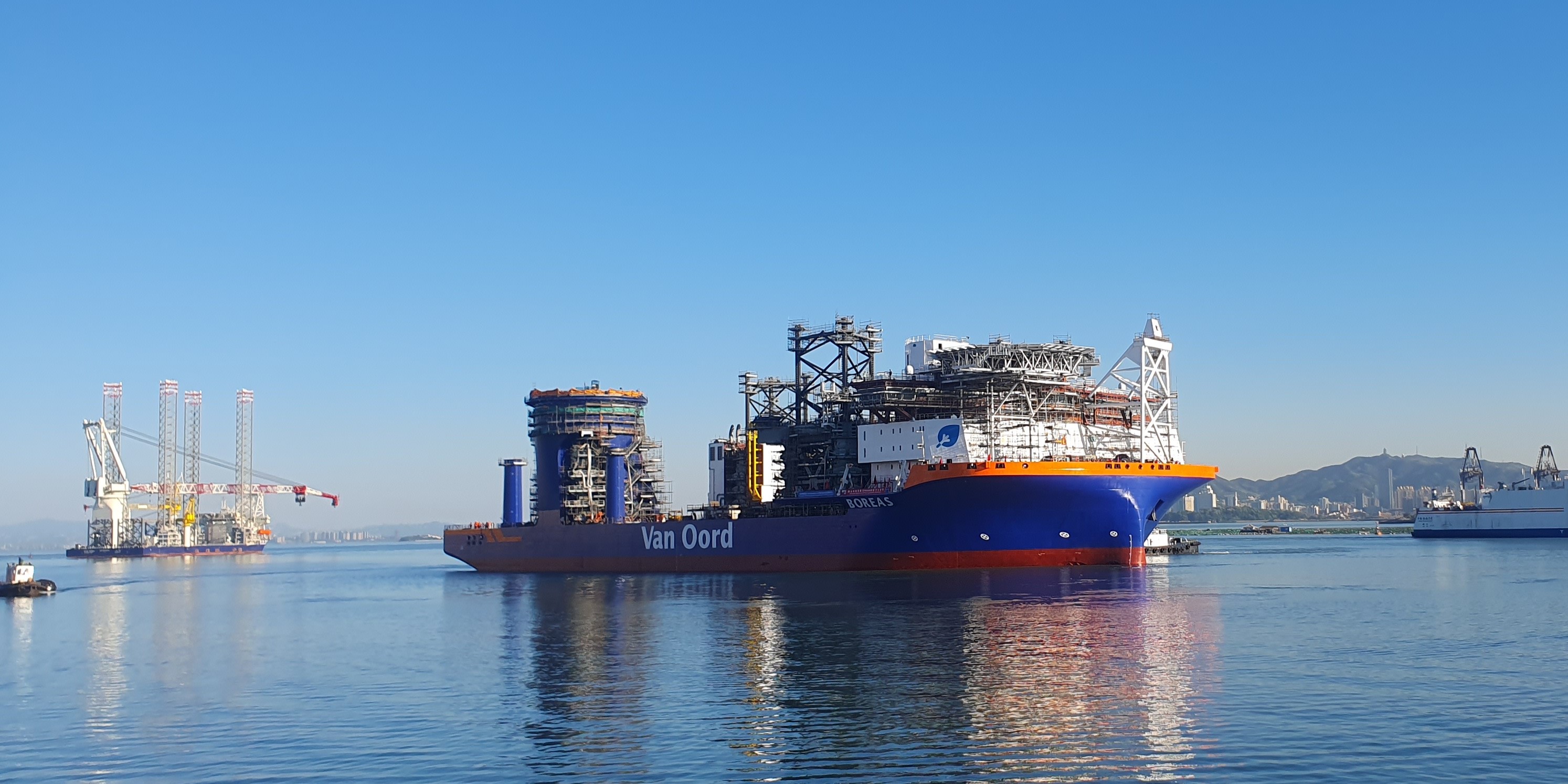 Van Oord's Mega Jack-Up Boreas Launched in China | Offshore Wind