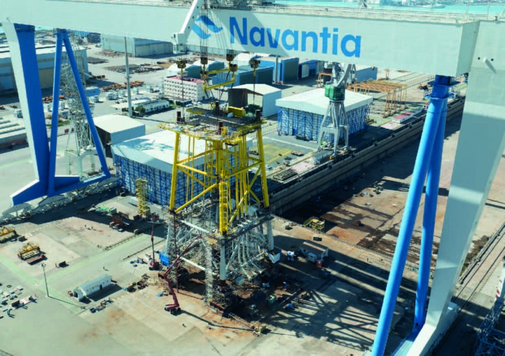 Navantia Ocean Winds jacket foundation