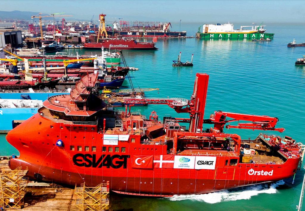 Cemre Shipyard E-methanol SOV Esvagt Orsted