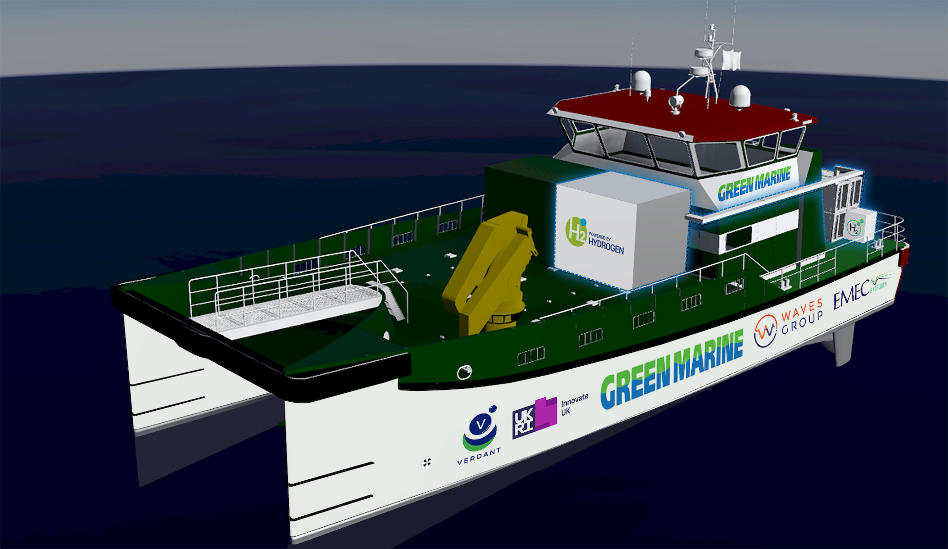 Green Marine UK's Project Verdant: Revolutionizing Offshore Wind Farm Servicing with Hydrogen-Powered CTVs