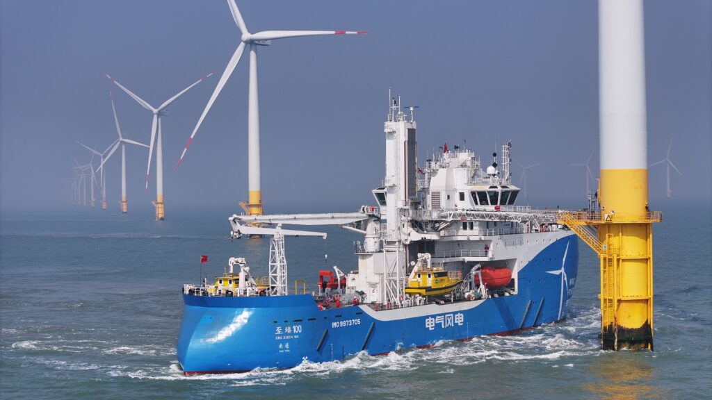 China Hails Delivery of First Offshore Wind Service