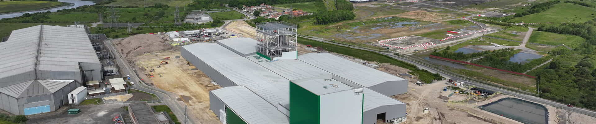 An aerial photo of JDR Cable Systems' new Blyth facility