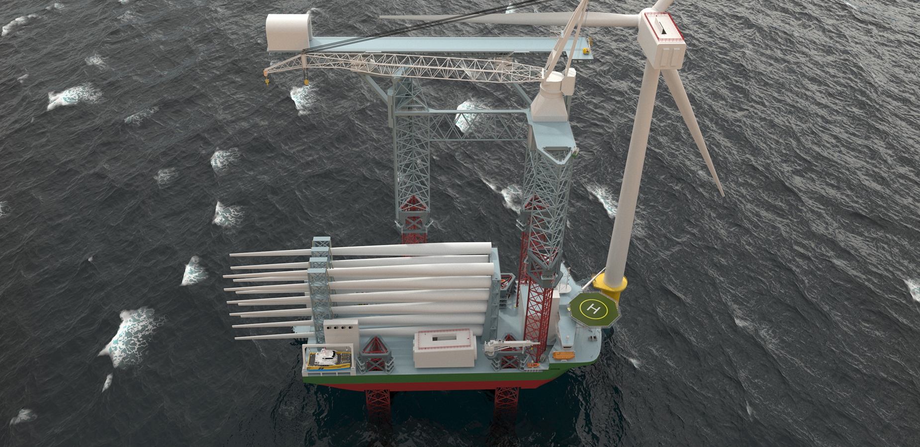 Knud E Hansen maintenance vessel design