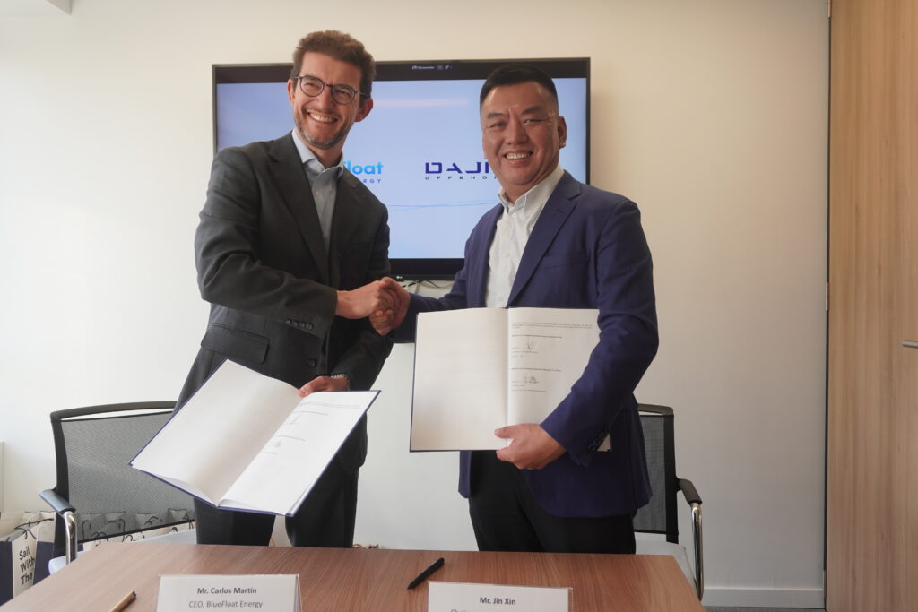 BlueFloat and Dajin Team Up to Boost Floating Offshore Wind Supply Chain