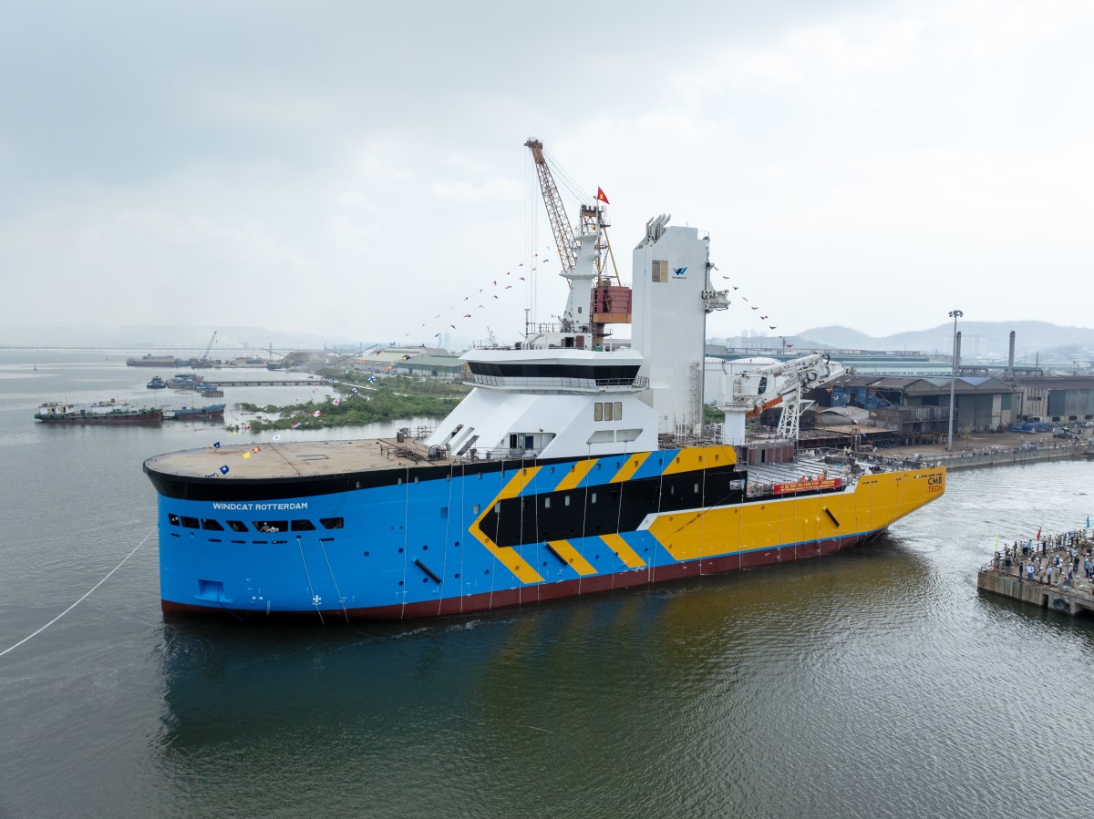 Damen Shipyards Launches Revolutionary CSOV in Vietnam