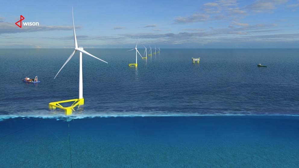 wison floating wind foundation