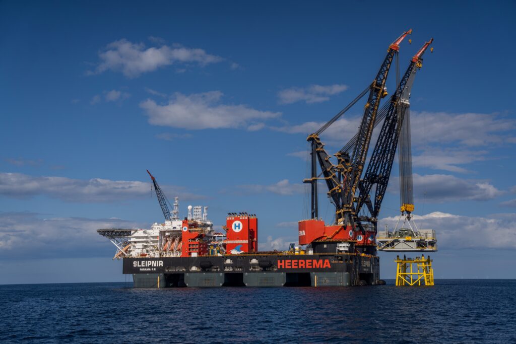 Inch Cape substation installation