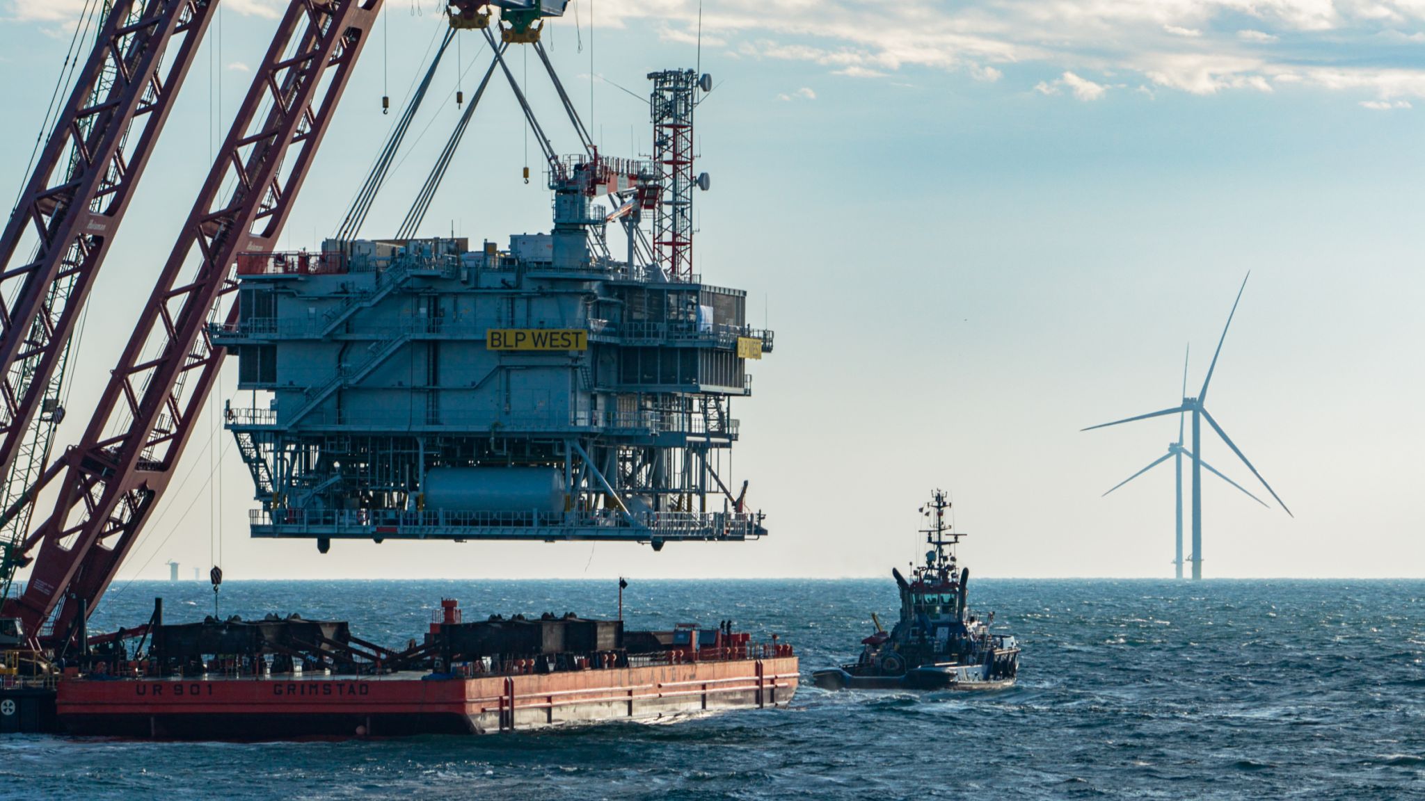 Offshore Substations Stand at 1.2 GW Baltic Power Offshore Wind Farm in Poland