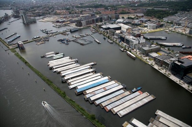 Duwbakken. Foto Port of Amsterdam