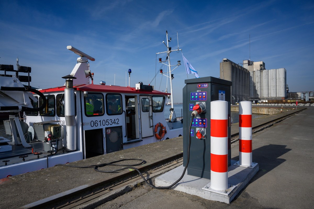 Gratis energiescans voor binnenvaart. Foto, North Sea Port