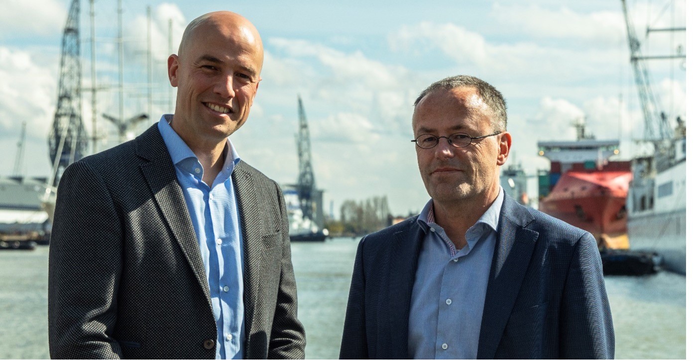 Mattijs Slee, CEO Battolyser Systems en Prof. Dr. Fokko Mulder TU Delft.