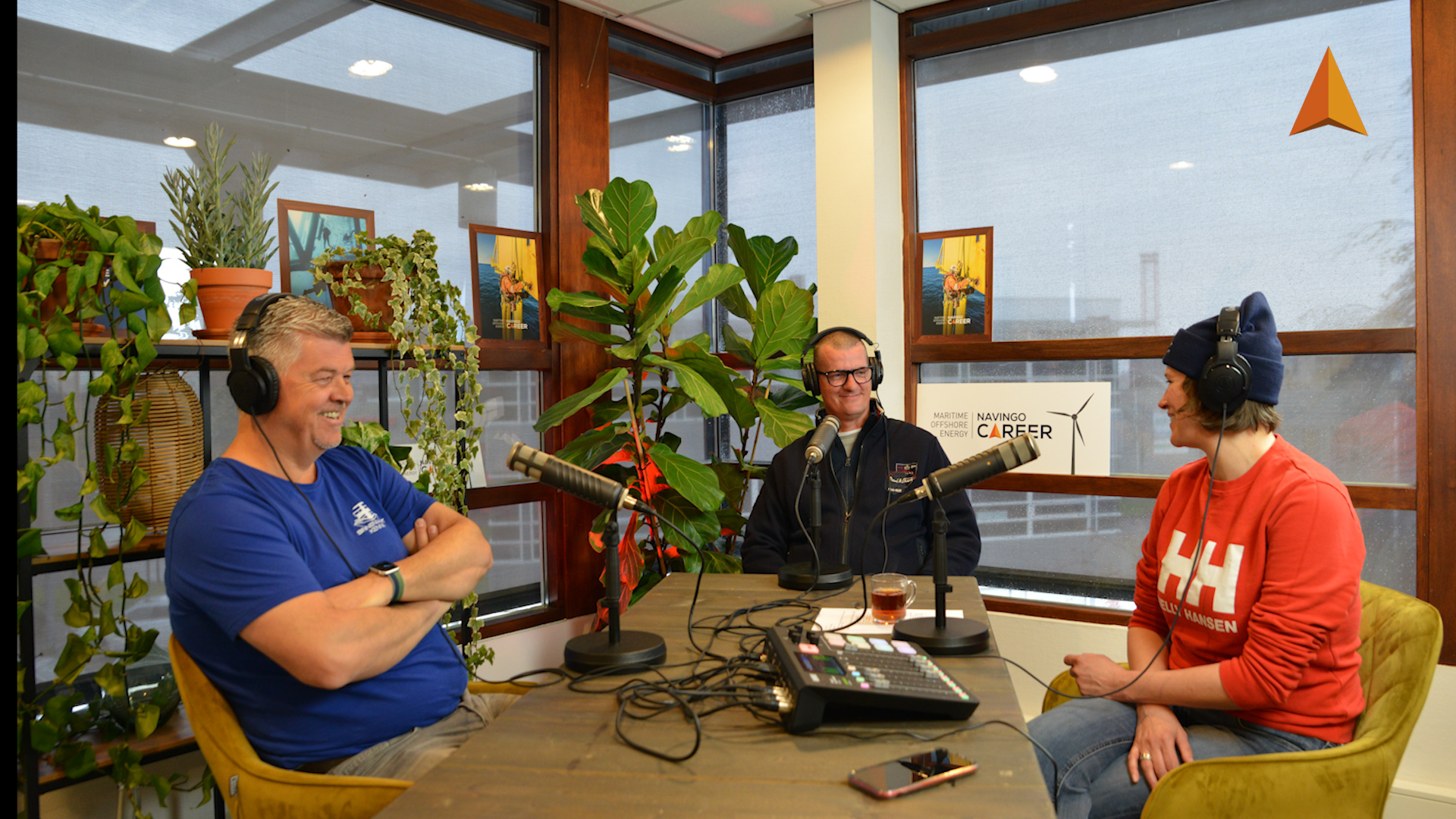 Ed Eichhorn, Rob Borremans en Coco Kossmann in Navingo Career Podcast.