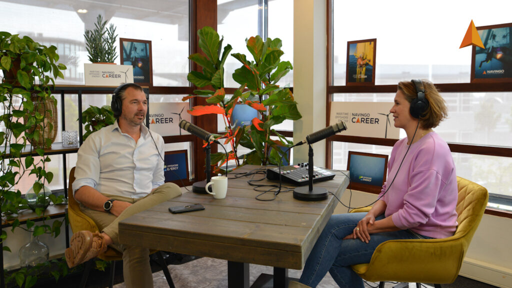 Mark van den Berg en Coco Kossmann in Navingo Career Podcast