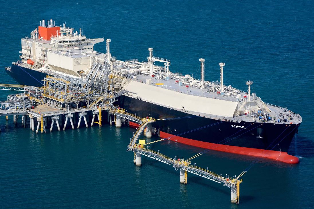 PNG LNG cooldown cargo arrives