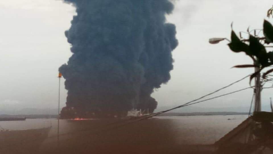 Balikpapan Oil Spill Ever Judger Fire
