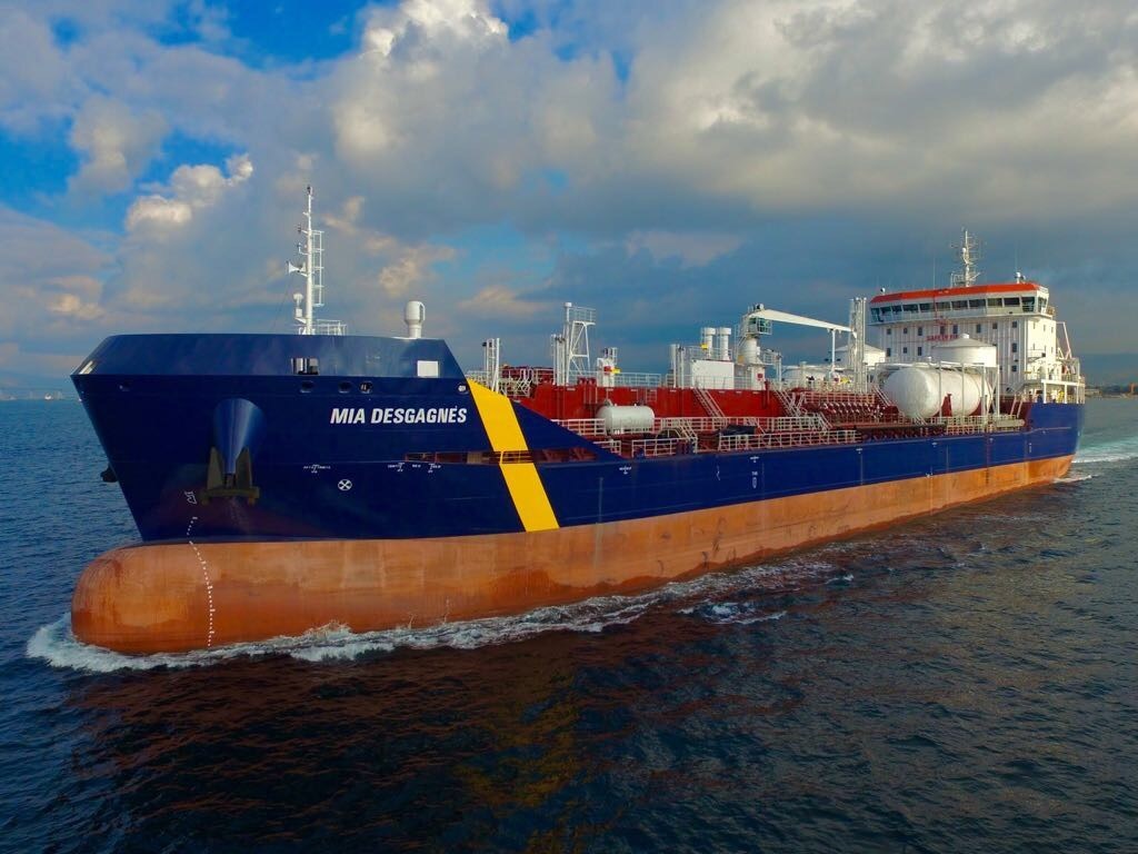 Transport Desgagnés christens LNG-fueled chemical tanker